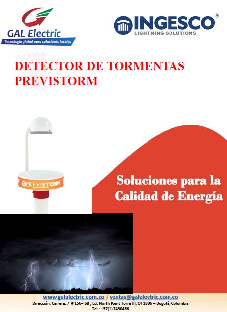 catalogo detector de tormentas
